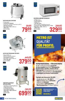 Titelbild des Prospekts von METRO PROFI