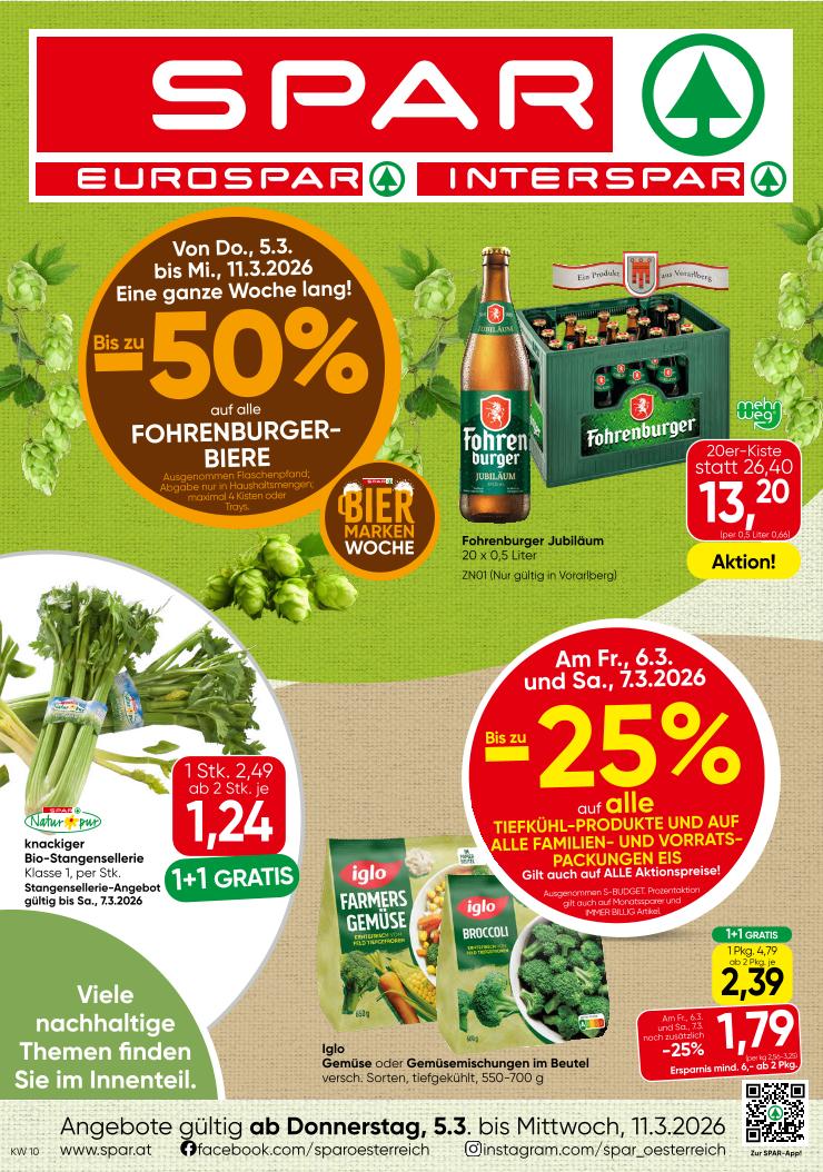 Prospekt von SPAR