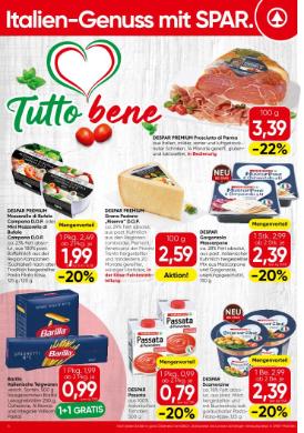 Titelbild des Prospekts von SPAR Wien / NOE / BGLD