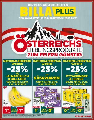 Titelbild des Prospekts von BILLA PLUS Steiermark