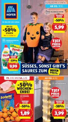 Titelbild des Prospekts von HOFER