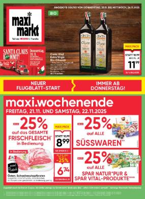 Titelbild des Prospekts von Maximarkt Vöcklabruck