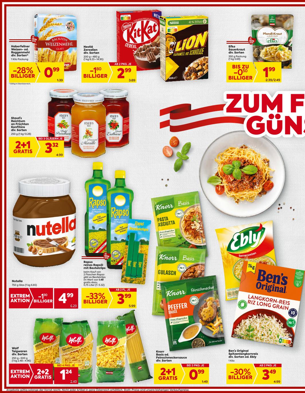 Prospekt von BILLA