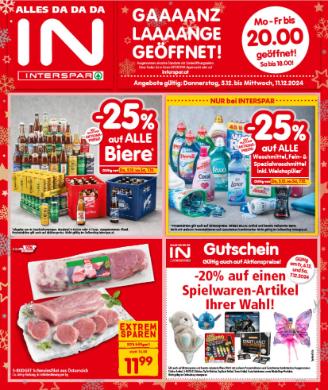 Titelbild des Prospekts von INTERSPAR WIEN