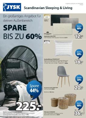 Titelbild des Prospekts von JYSK