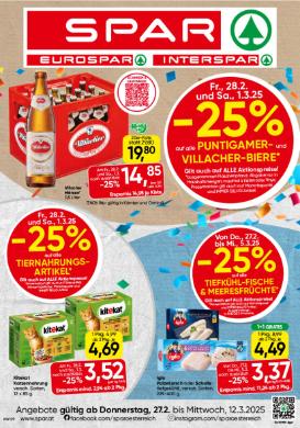 Titelbild des Prospekts von SPAR KTN