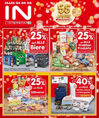 Titelbild des Prospekts von INTERSPAR OÖ