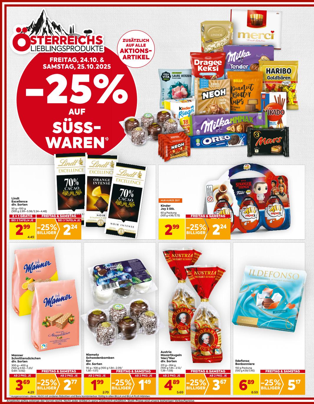Prospekt von BILLA