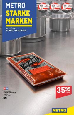 Titelbild des Prospekts von METRO STARKE MARKEN