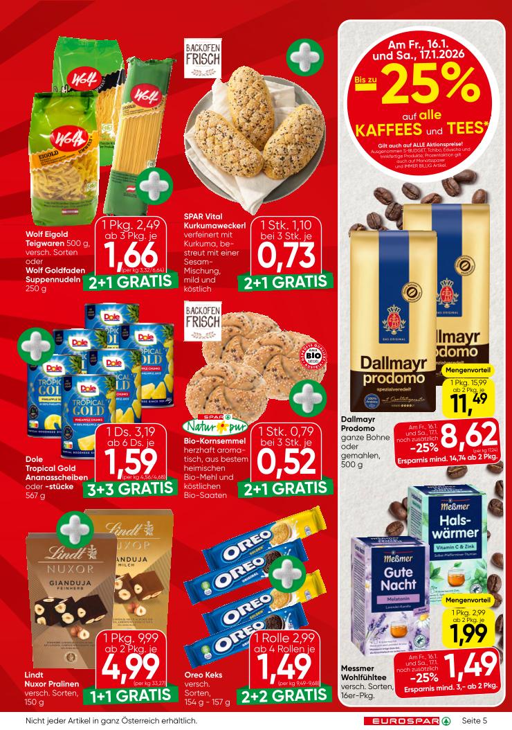 Prospekt von EUROSPAR