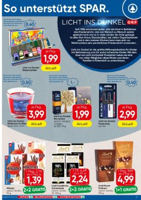 Titelbild des Prospekts von SPAR W / NOE / BGLD