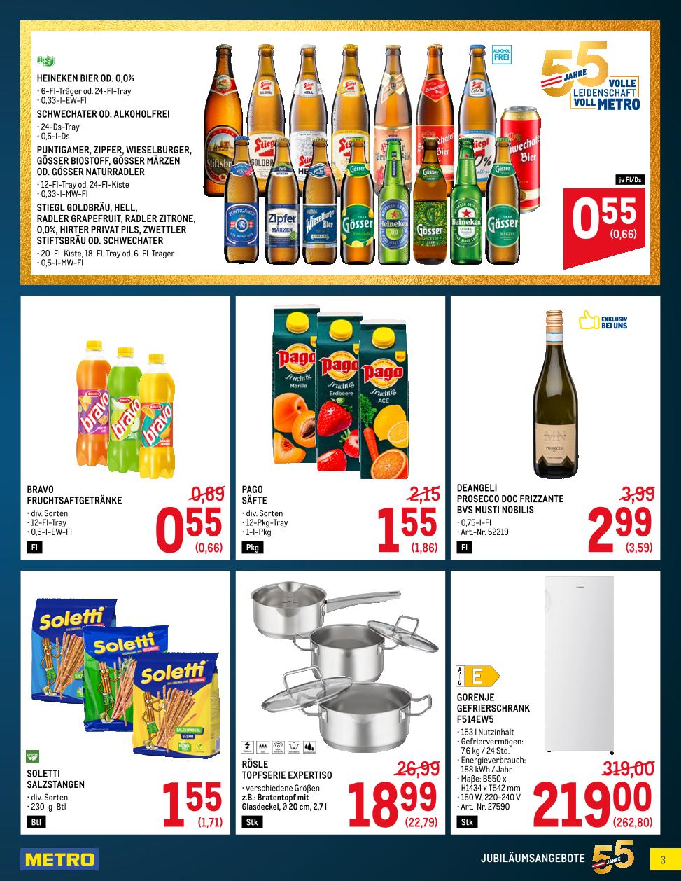 Prospekt von METRO