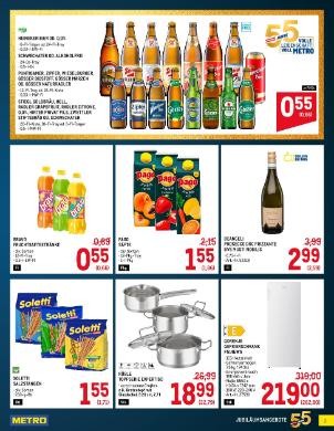 Titelbild des Prospekts von METRO JUBILÄUM