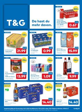 Titelbild des Prospekts von T&G Kärnten