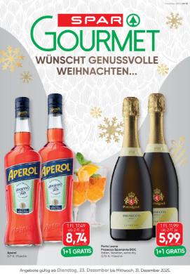 Titelbild des Prospekts von SPAR Gourmet