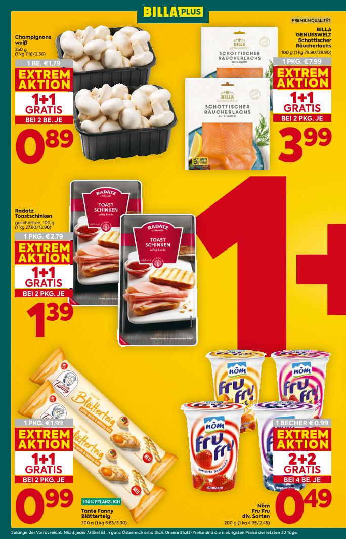 Prospekt von BILLA PLUS