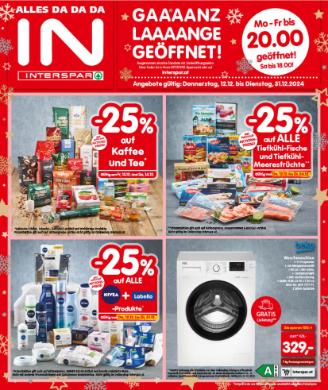 Titelbild des Prospekts von INTERSPAR WIEN
