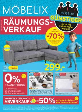 Titelbild des Prospekts von Möbelix