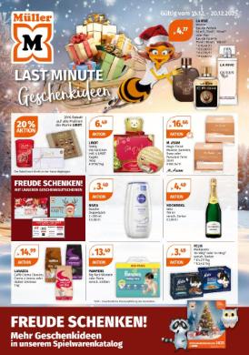 Titelbild des Prospekts von Müller Österreich