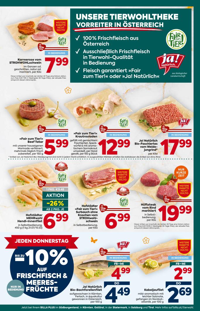 Prospekt von BILLA PLUS