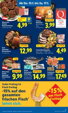 Titelbild des Prospekts von Lidl Österreich