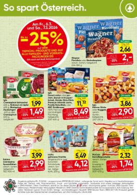 Titelbild des Prospekts von SPAR W / NOE / BGLD