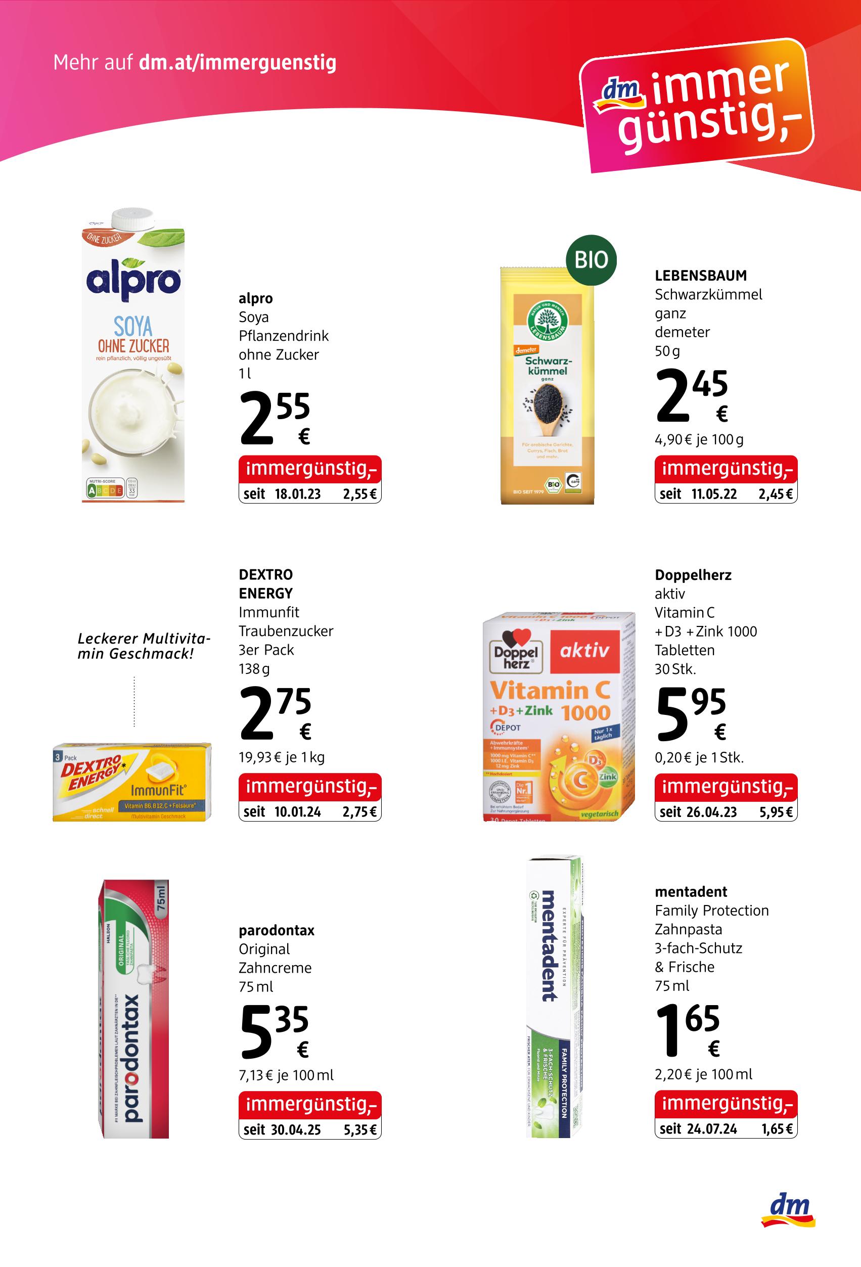 Prospekt von dm drogerie markt