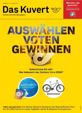 Titelbild des Prospekts von Das Kuvert