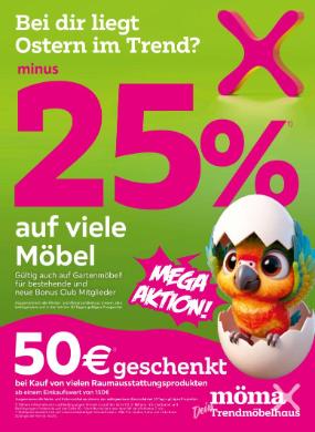 Titelbild des Prospekts von mömax