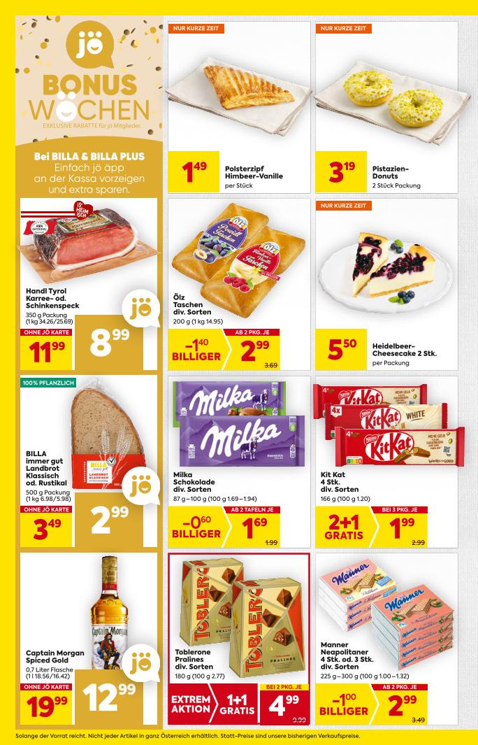 Prospekt von BILLA