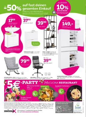 Titelbild des Prospekts von mömax