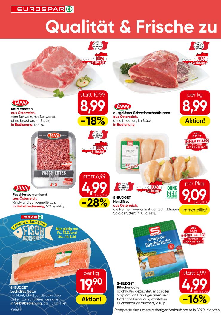 Prospekt von EUROSPAR