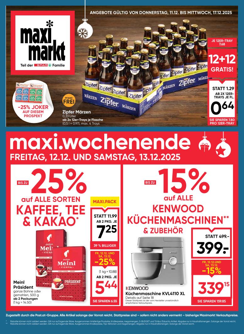 Prospekt von Maximarkt