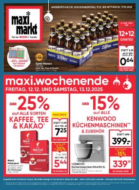Titelbild des Prospekts von Maximarkt