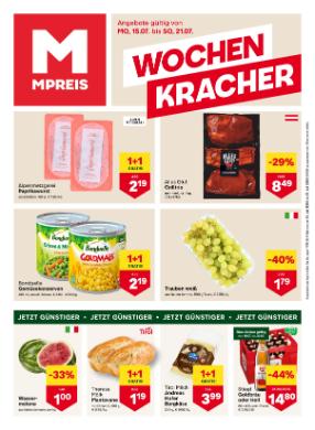 Titelbild des Prospekts von MPREIS SBG