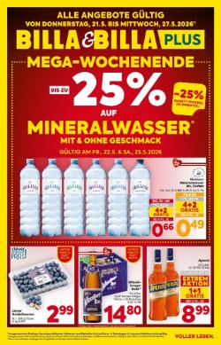 Titelbild des Prospekts von BILLA Wien