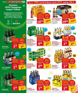 Titelbild des Prospekts von INTERSPAR WIEN