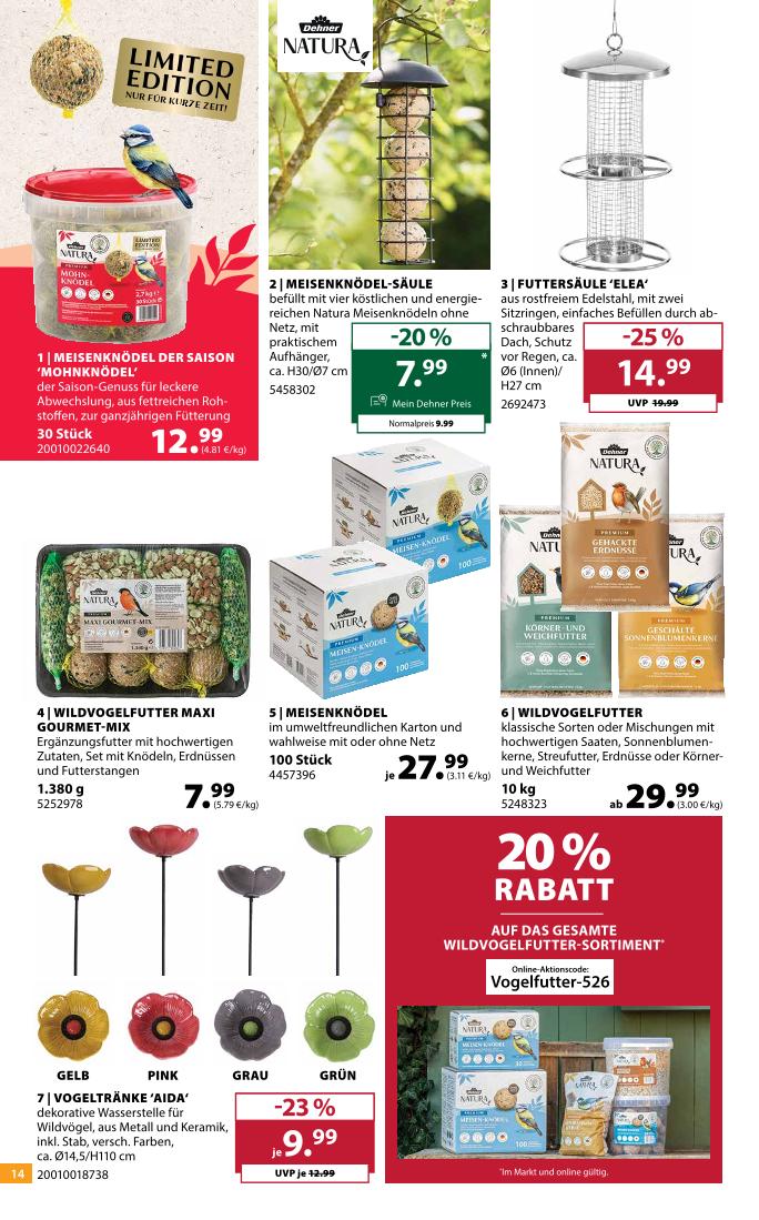 Prospekt von Dehner