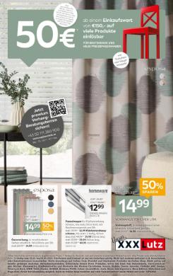 Titelbild des Prospekts von XXXLutz