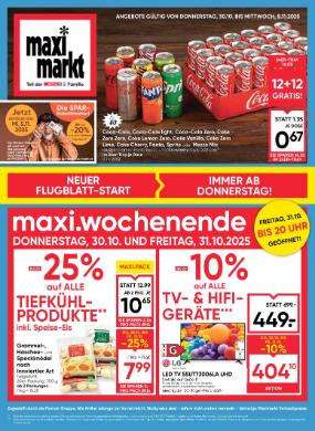 Titelbild des Prospekts von Maximarkt Ried