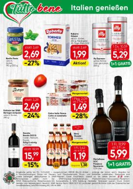 Titelbild des Prospekts von SPAR Italien Gesamt