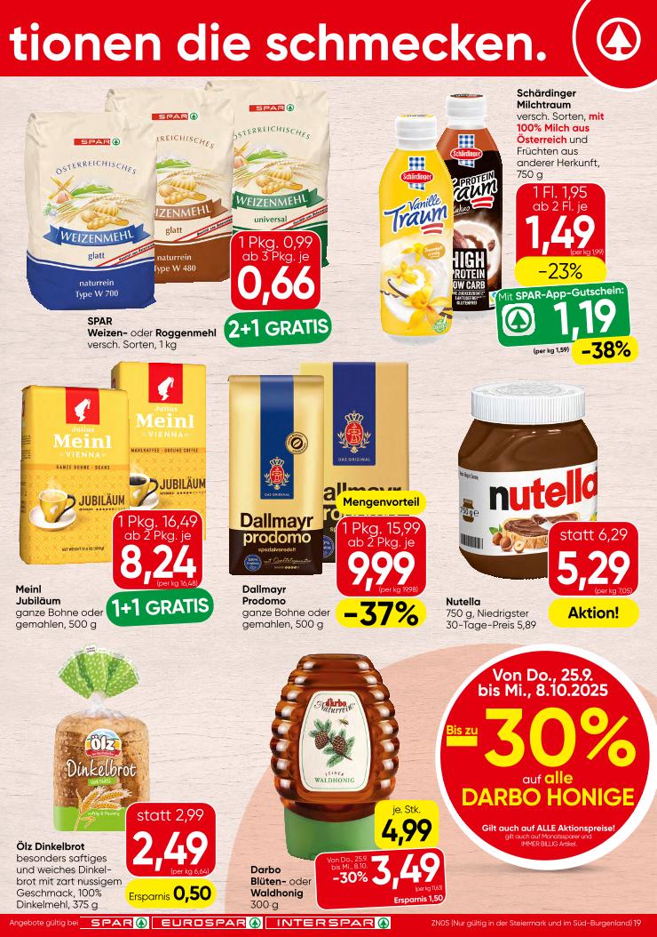 Prospekt von SPAR