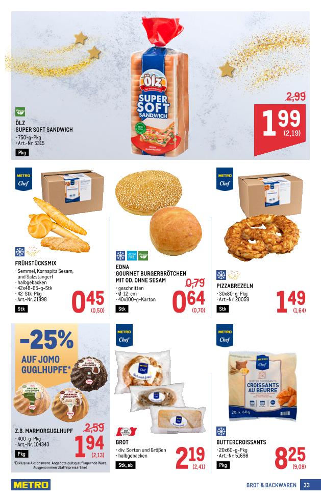 Prospekt von METRO