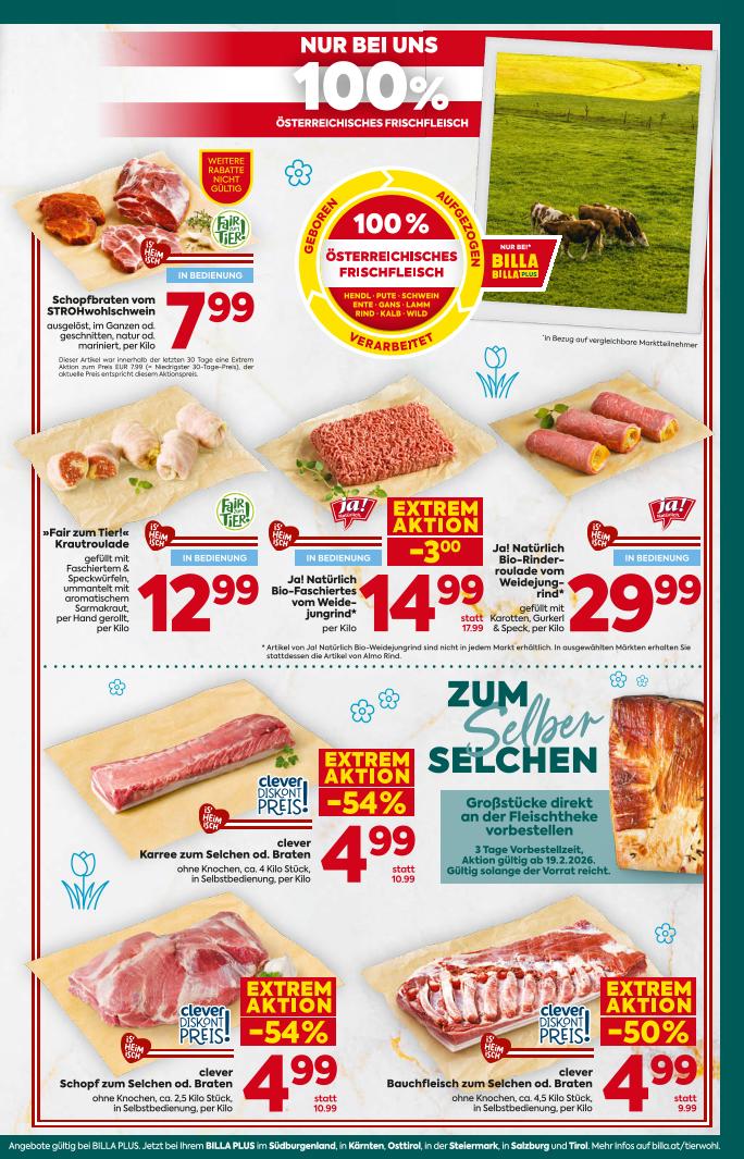 Prospekt von BILLA PLUS