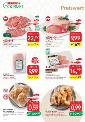 Titelbild des Prospekts von SPAR Gourmet