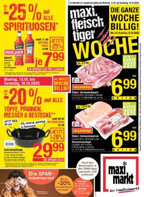 Titelbild des Prospekts von Maximarkt Wels / Ried / Vöcklabruck