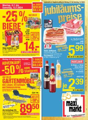 Titelbild des Prospekts von Maximarkt Anif / Bruck