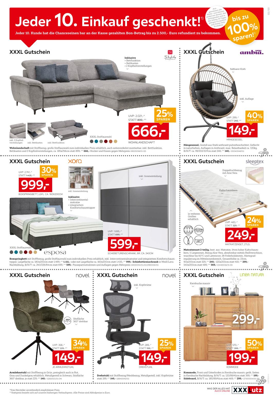 Prospekt von XXXLutz