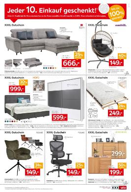 Titelbild des Prospekts von XXXLutz