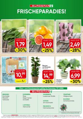 Titelbild des Prospekts von EUROSPAR VBG